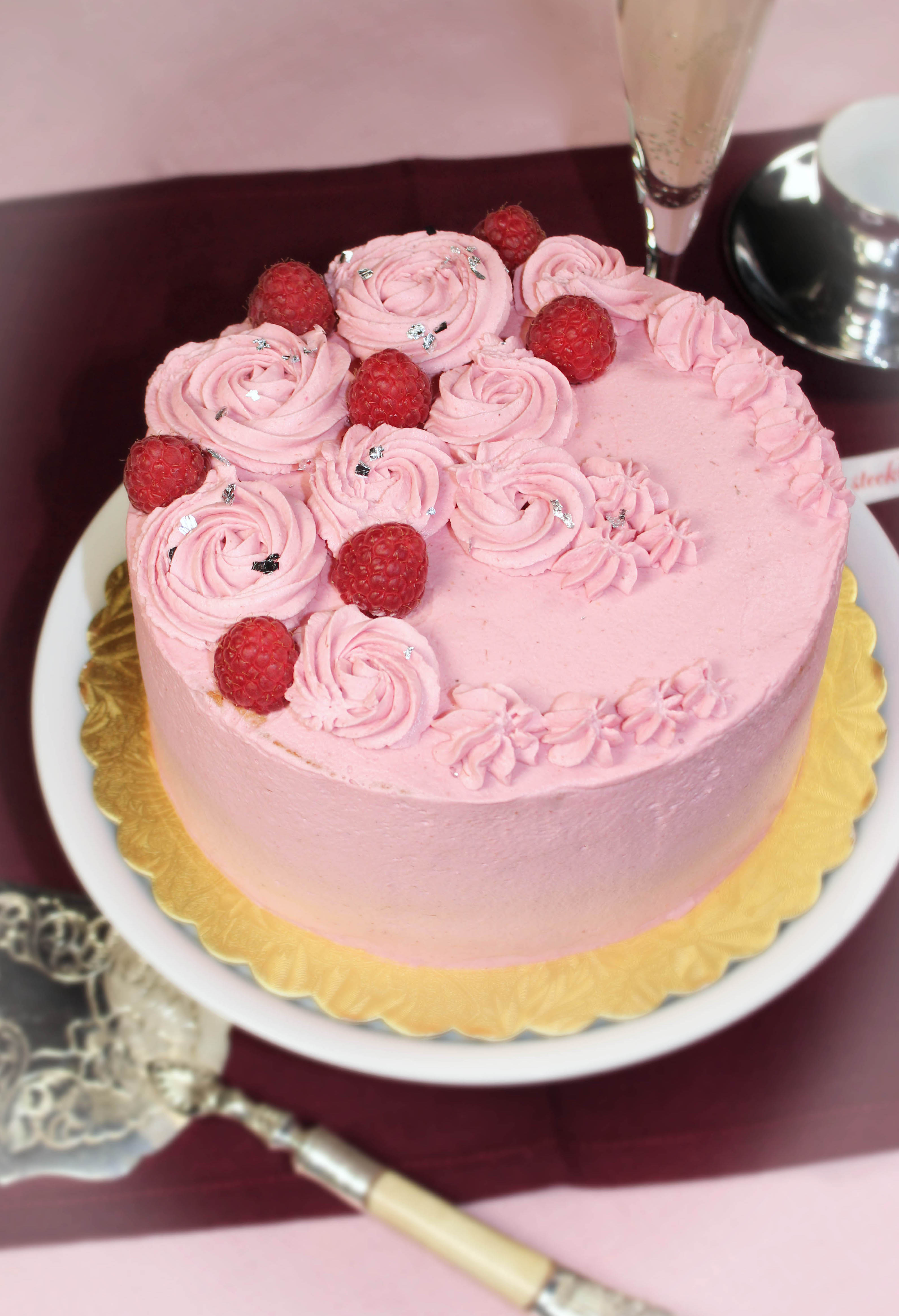 Ein Traum in rosa – Himbeertorte ‚Stefania‘ | MaLu&amp;#39;s Köstlichkeiten